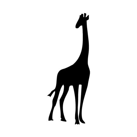 Picture of Giraffe Looking Iron on Transfer